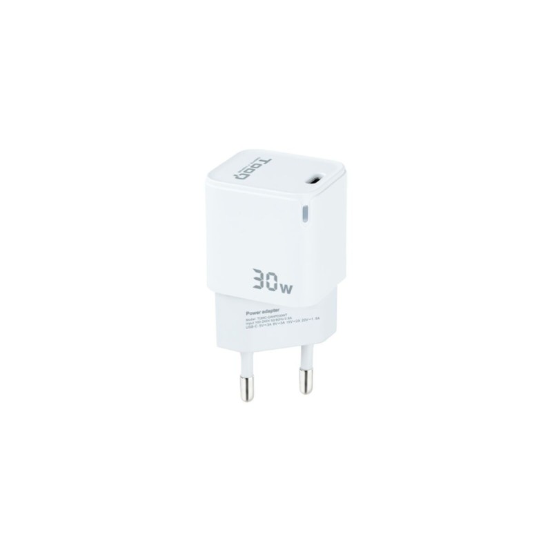 Chargeur mural TooQ TQWC-GANPD30WT Blanc 30 W (1 Unité)