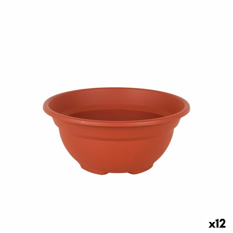 Pot Dem Greentime Ronde Bol Marron ø 20 x 9 cm (12 Unités)