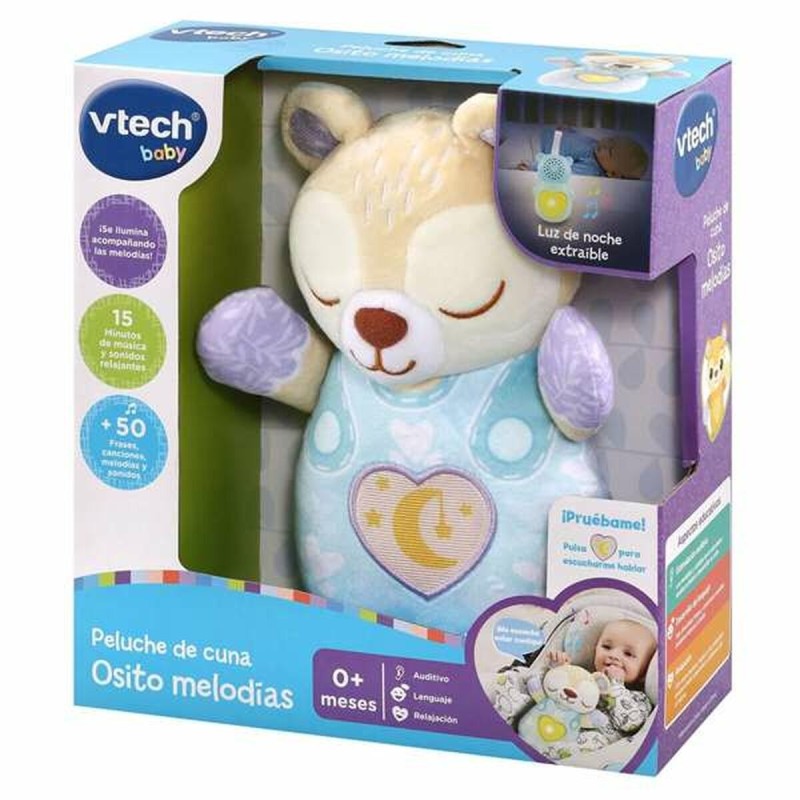 Peluche musicale Vtech Ours 23 x 19 x 8