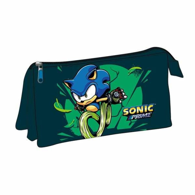 Trousse Fourre-Tout Triple Sonic Bleu foncé 11