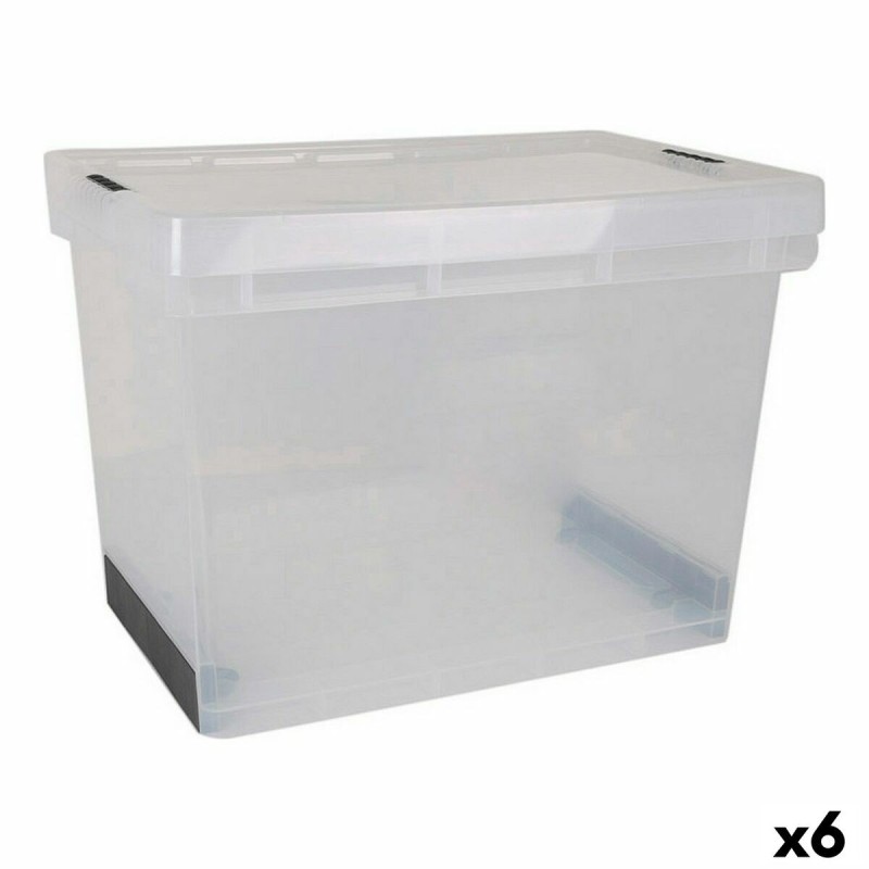 Boîte de rangement avec couvercle Evolution Transparent 39 x 29 x 20