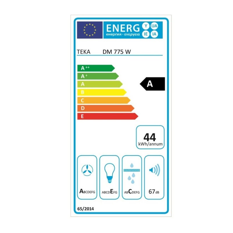 Hotte standard Teka 40476231 70 cm 603 m3/h 67 dB 278W Blanc