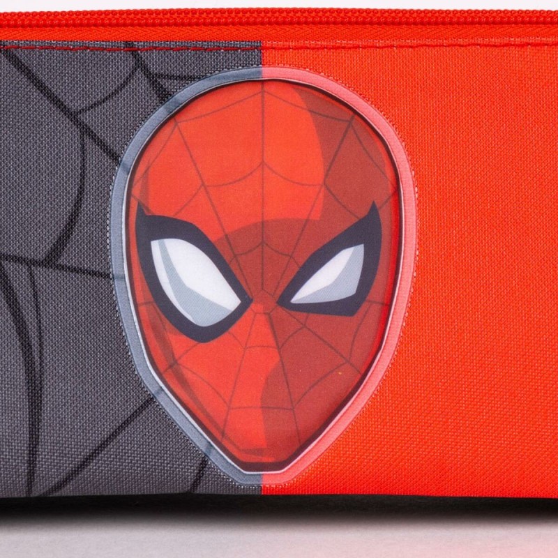 Trousse Fourre-Tout Triple Spider-Man Rouge