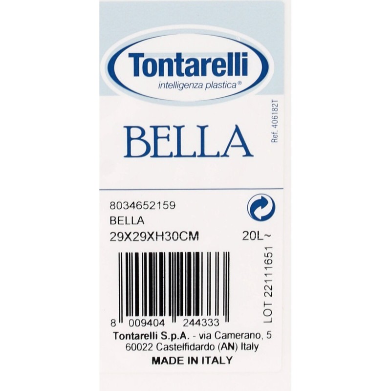 Boîte Multiusage Tontarelli Bella Blanc (5 Unités)