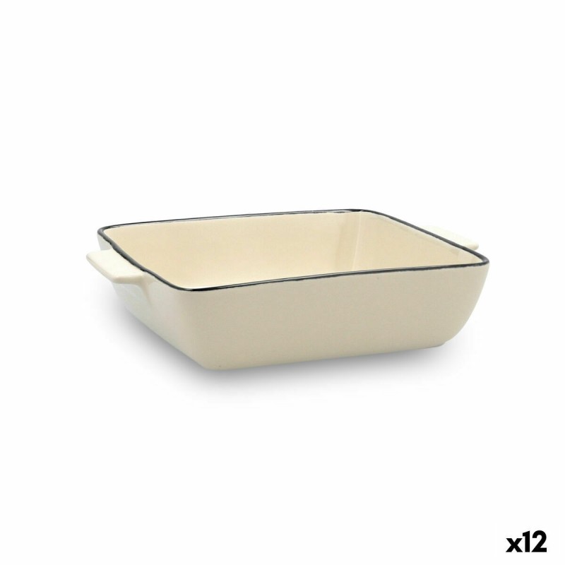 5 x 27 cm Céramique Blanc (12 Unités) (Pack 12x)