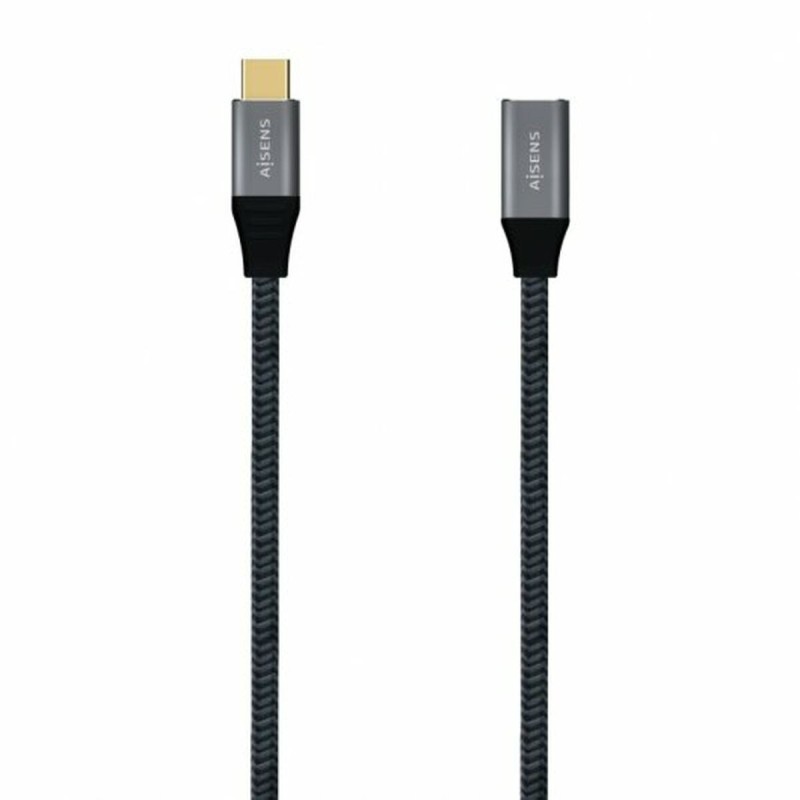 Câble USB-C Aisens A107-0635 Gris 1 m (1 Unité)