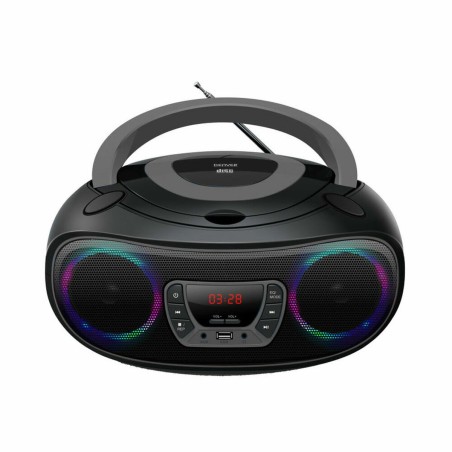 Radio-CD Bluetooth MP3 Denver Electronics 4W Gris Noir/Gris