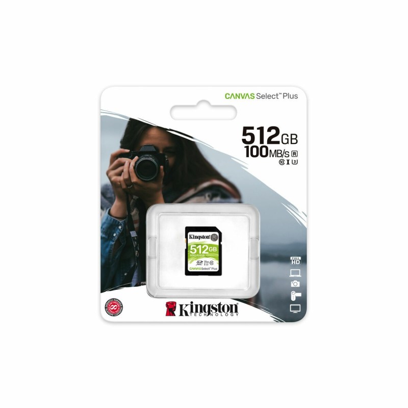 Carte Mémoire SD Kingston Canvas Select Plus 512 GB