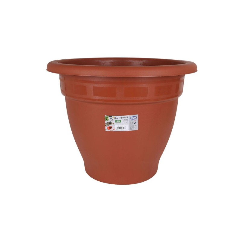 Pot Dem Squares Plastique Marron Ø 50 cm (6 Unités)