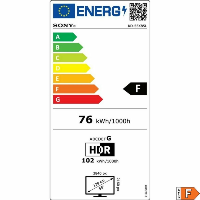 TV intelligente Sony KD55X85LAEP 55" 4K Ultra HD HDR D-LED LCD