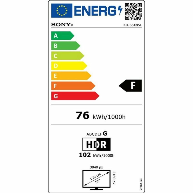 TV intelligente Sony KD55X85LAEP 55" 4K Ultra HD HDR D-LED LCD