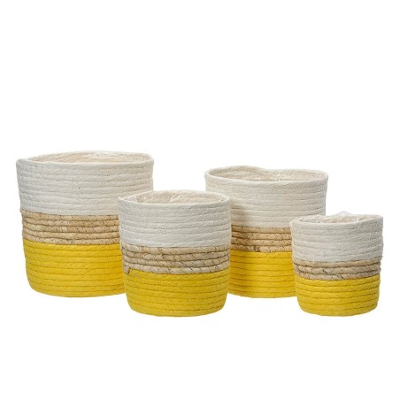 Set de pots de fleurs KSD Tricolore 100 % Recyclado (4 Unités)