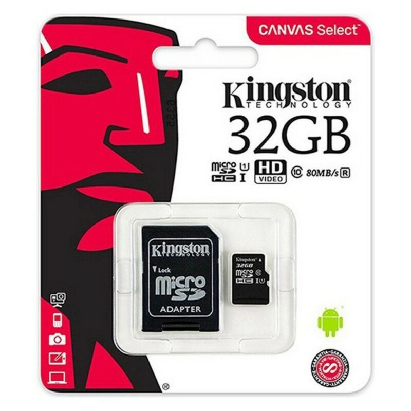 Carte Mémoire Micro SD avec Adaptateur Kingston SDCS2/128GB exFAT 128 GB