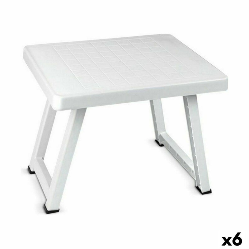 Petite Table d'Appoint Confortime Pliable Plastique 51 x 40 x 40 cm (6 Unités)