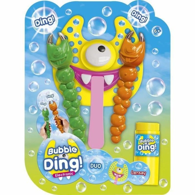 Jeu de Bulles de Savon Lansay Bubble Ding Duo Electronic