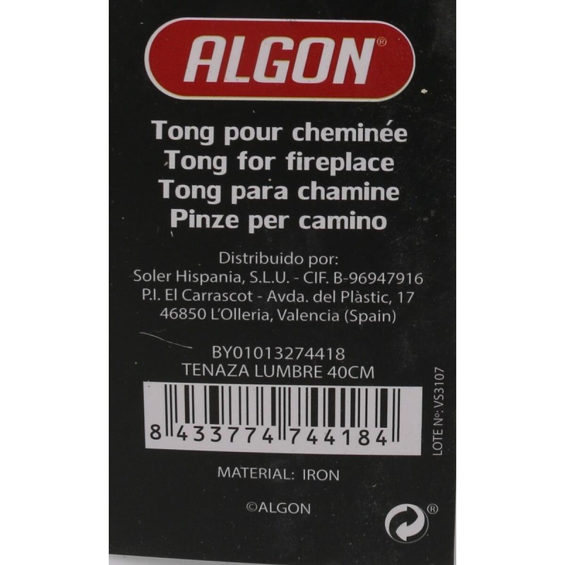 Pince Algon Barbecue 40 x 10 x 1,6 cm