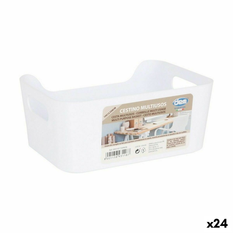 Panier Multi-usages Dem Blanc 19 x 13