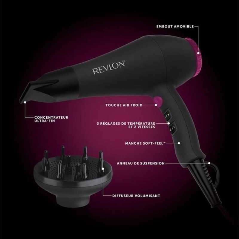 Sèche-cheveux Revlon RVDR5251 Noir / Or rose 2000 W