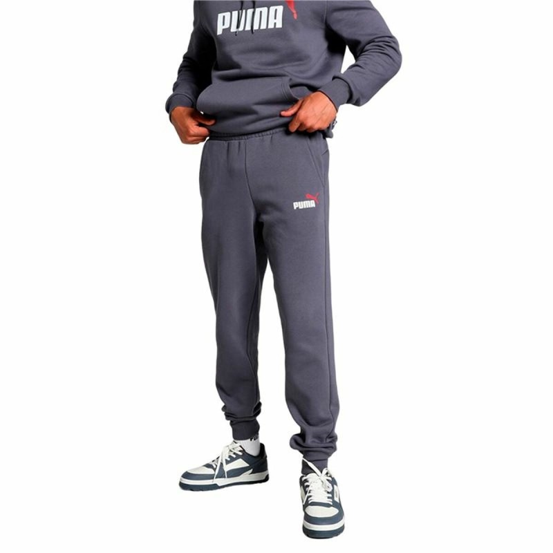 Pantalon de Survêtement pour Adultes Puma Ess+ 2 Gris foncé Homme