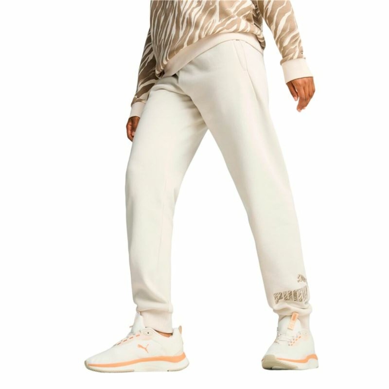 Pantalon de Survêtement pour Adultes Puma Essentials Blanc Femme