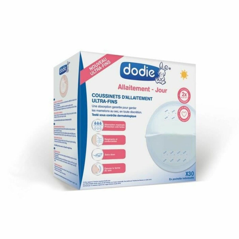 Disques Protecteurs d'Allaitement Dodie 30 pcs