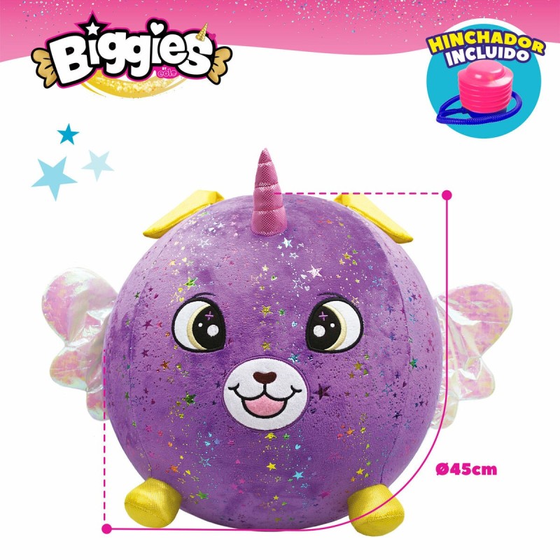 Jouet Peluche Eolo Violet Tissu Peluche Plastique 45 x 45 x 45 cm Gonflable (4 Unités)