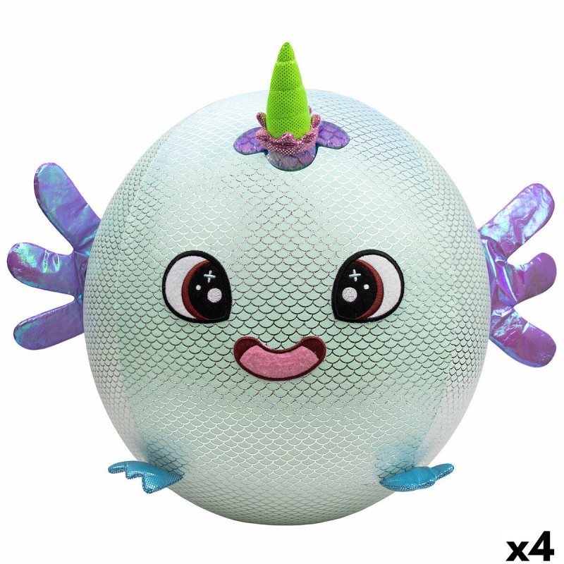 Jouet Peluche Eolo Celeste Tissu Peluche Plastique 45 x 45 x 45 cm Gonflable (4 Unités)