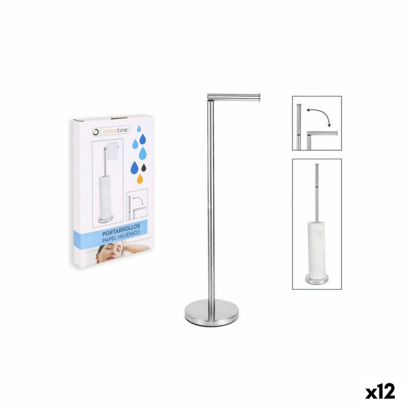 Porte-rouleaux pour Papier Toilette Confortime Acier inoxydable Acier