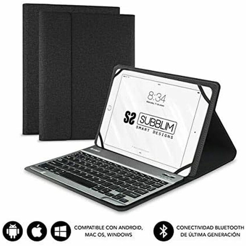 Housse pour Tablette et Clavier Subblim SUBKT2BT0001 Bluetooth Noir 10