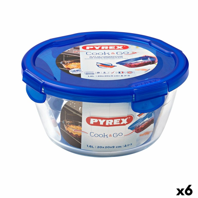 Boîte à lunch hermétique Pyrex Cook&go 20 x 20 x 10