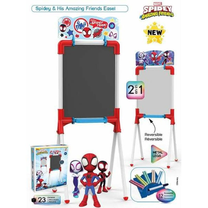 Tableau 2 en 1 Spidey Magnétique Accessoires x 12 37 x 32 x 98 cm