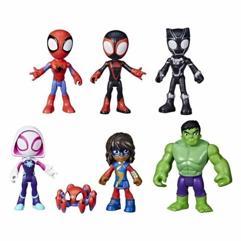 Playset Hasbro Caja coleccionable de 7 figuras de Spidey