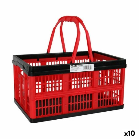 Boîte pliable avec poignées Tontarelli Voilà 16 L Rouge 39 x 25