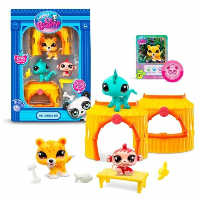 Playset Bandai Littlest Pet Shop 8 Pièces