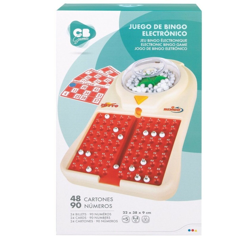 Bingo Automatique Colorbaby   Carton Plastique (6 Unités)