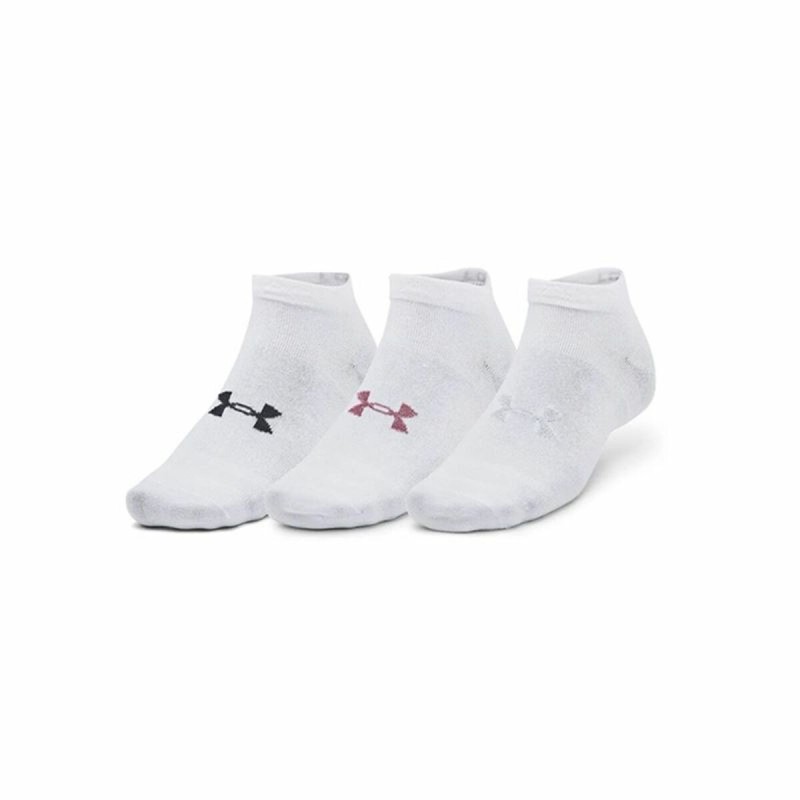 Chaussettes Under Armour Essential Blanc 3 Unités