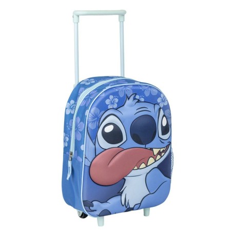 Cartable 3D avec roulettes Stitch