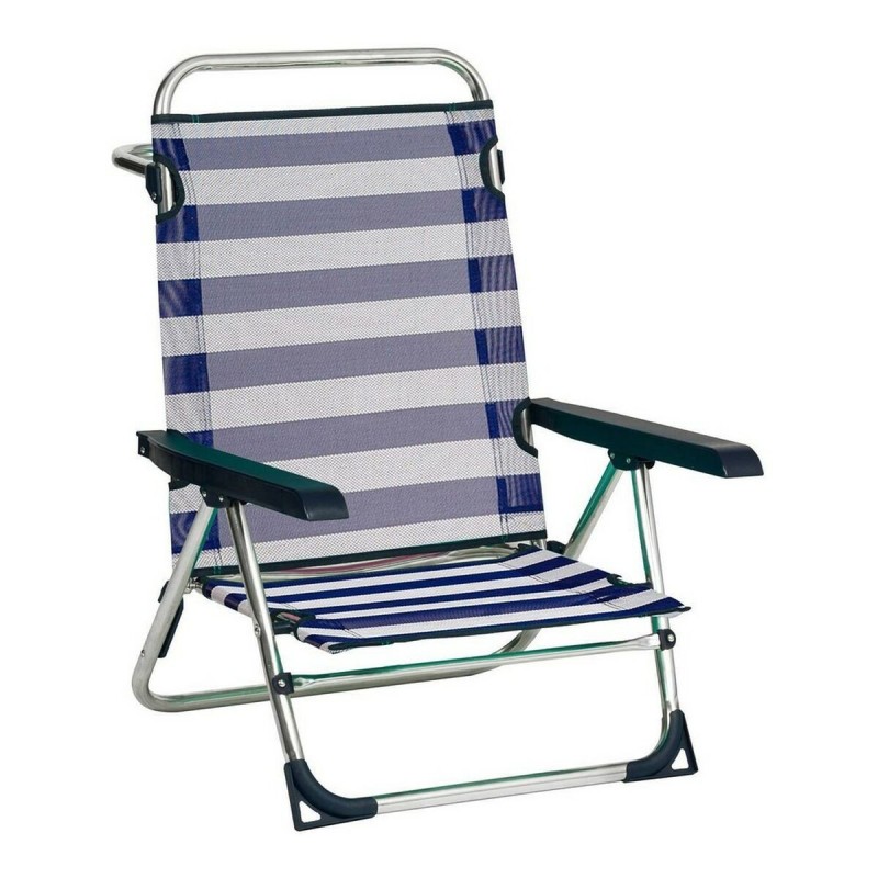 Chaise de Plage Alco 1 Aluminium Multiposition Pliable 79