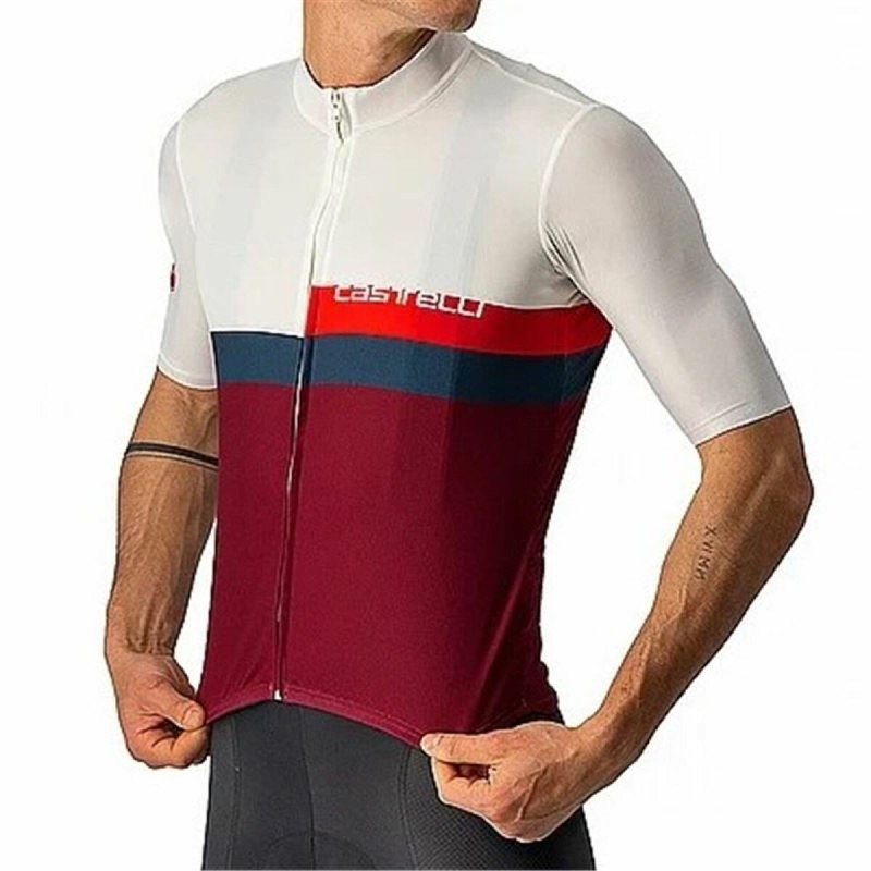 maillot de cyclisme Castelli CDC Marron