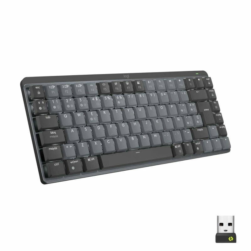 Clavier Bluetooth Logitech 920-010780 Anglais EEUU Noir Gris QWERTY Qwerty US International