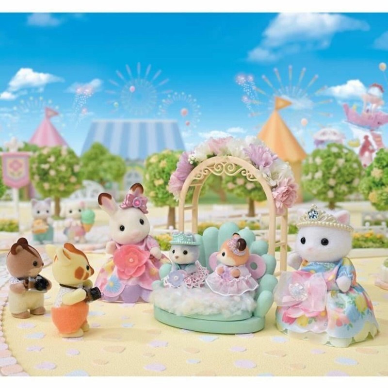 Personnage articulé Sylvanian Families Princesas con vestidos de flores Princesse