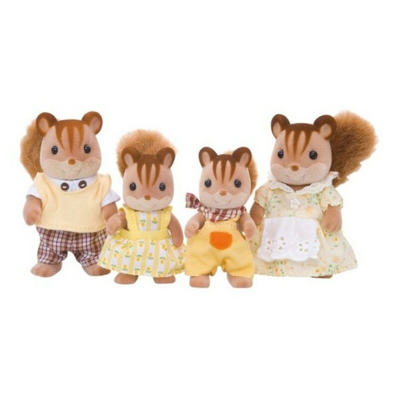 Poupées   Sylvanian Families 4172 Family Ecureuil Roux