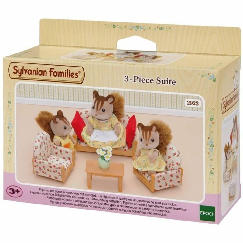 Accessoires pour poupées Sylvanian Families Sofa + 2 Armchairs + Table