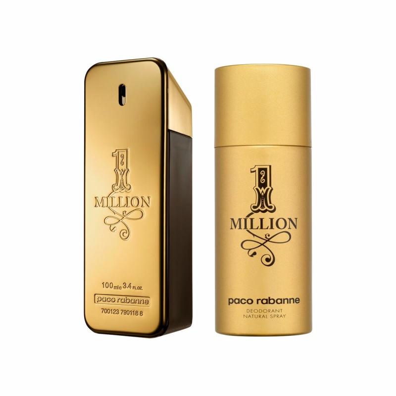 Set de Parfum Homme Paco Rabanne 1 Million EDT EDT 2 Pièces