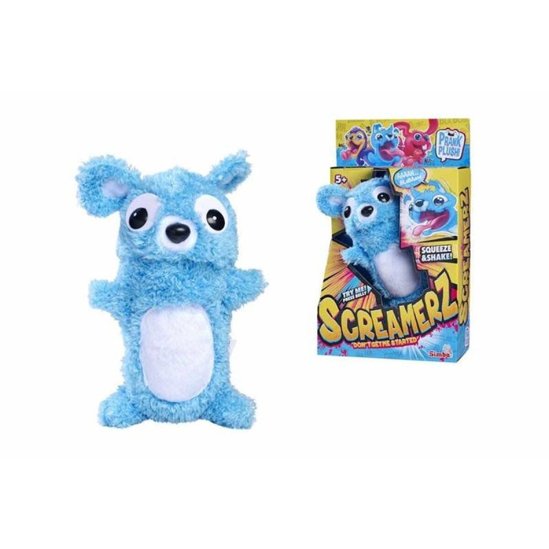 Peluche sonore Simba Screamerz Ours 30 cm Bleu Multicouleur