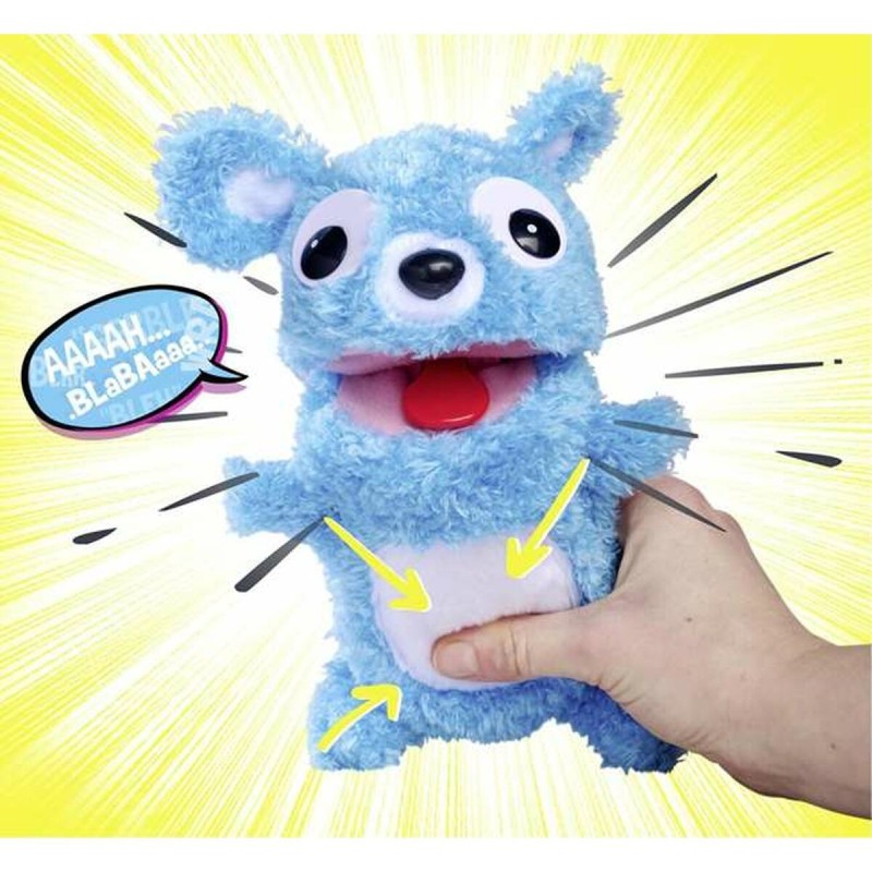 Peluche sonore Simba Screamerz Ours 30 cm Bleu Multicouleur