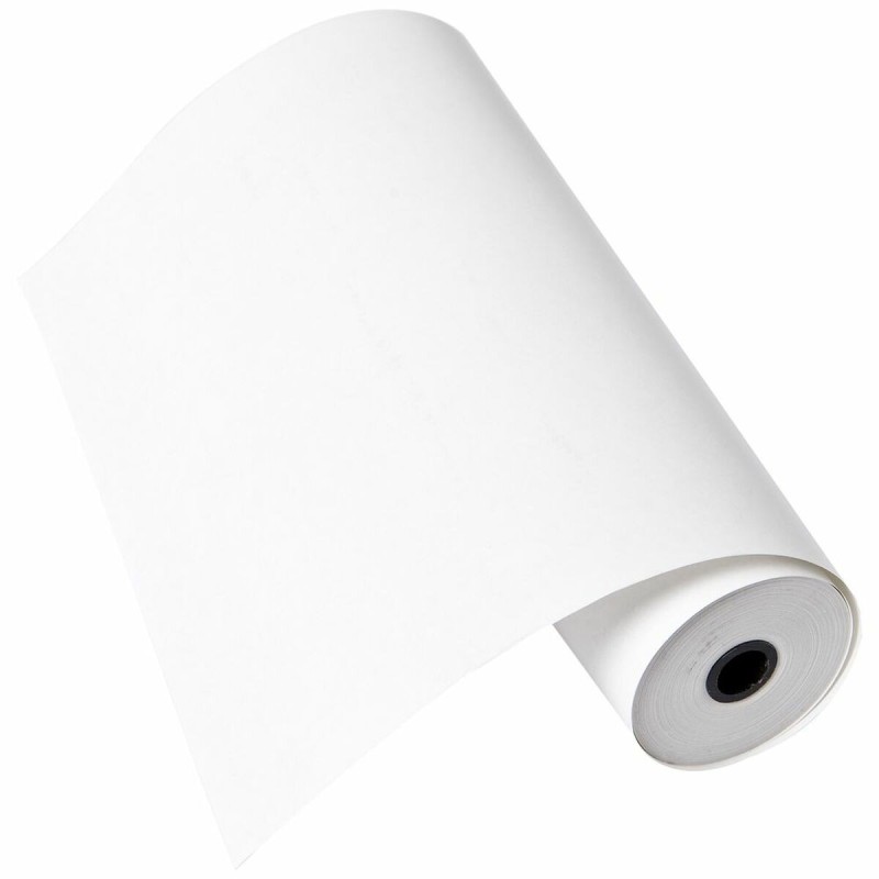 Papier Thermique Blanc Brother PAR411 Noir 210 mm (6 Unités)