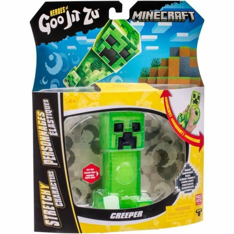 Personnage articulé Goo Jit Zu Creeper de Minecraft