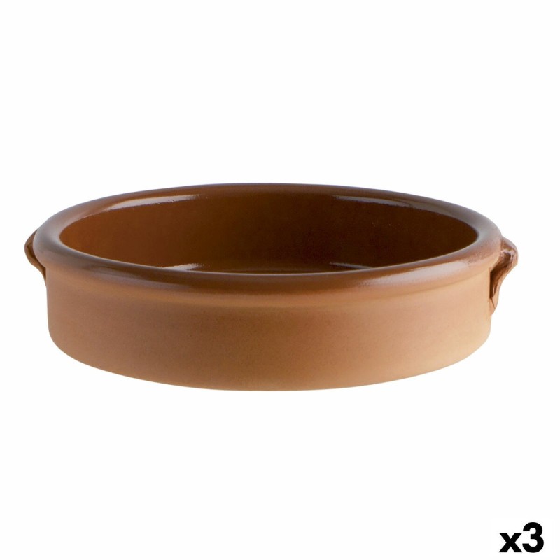 Casserole Céramique Marron (Ø 32 cm) (3 Unités)