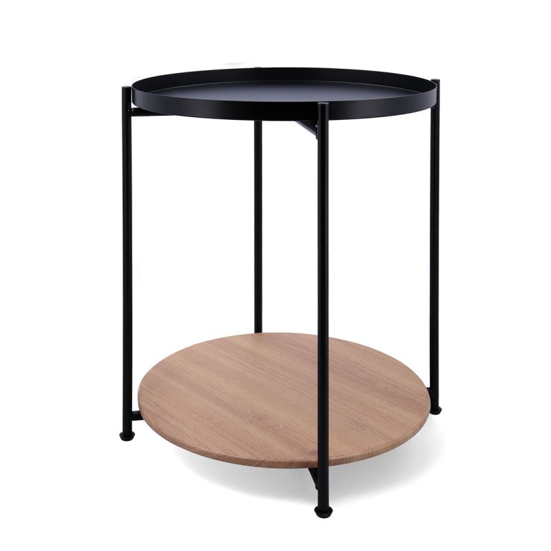 Table d'appoint Vinthera Moa Acier Noir 42 x 42 x 52 cm